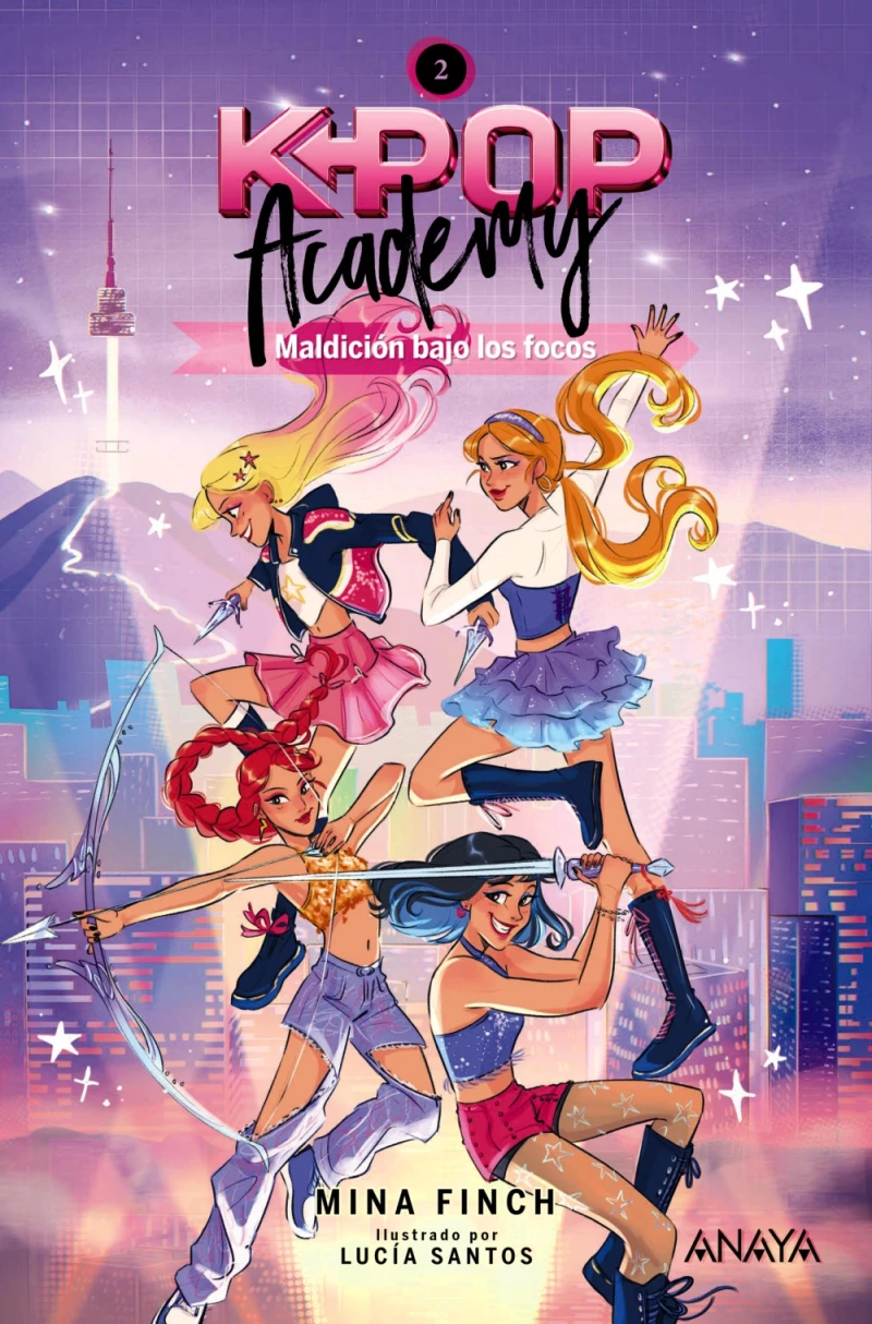 Portada: K-pop Academy. Maldición bajo los focos