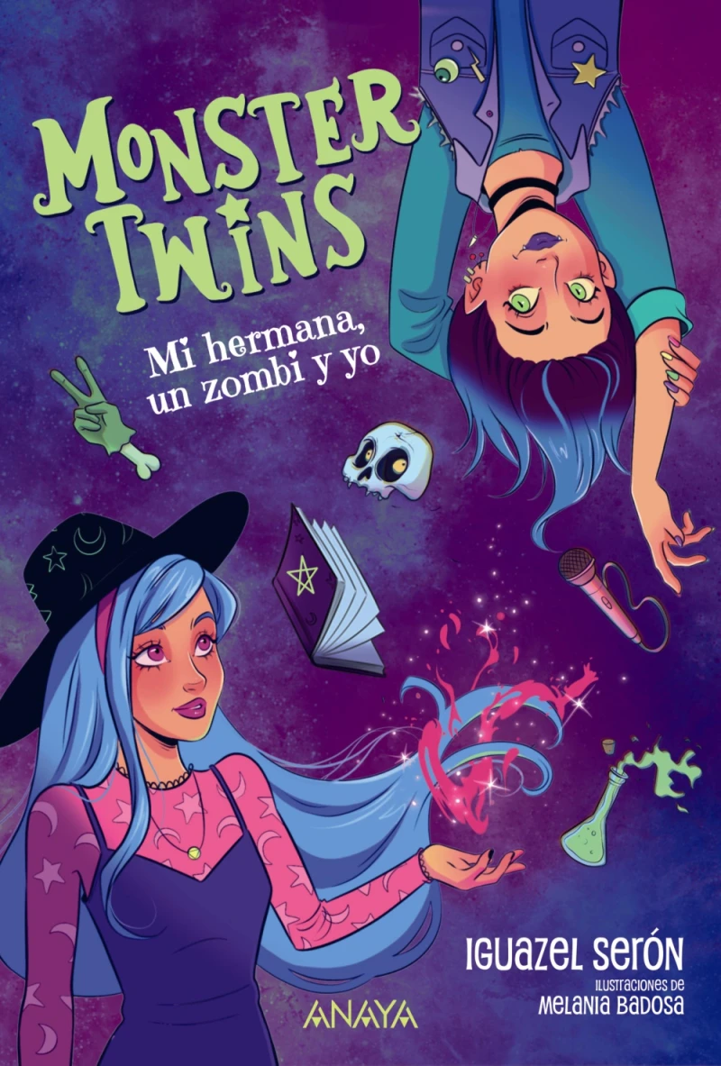 Portada: Monster Twins. Mi hermana, un zombi y yo