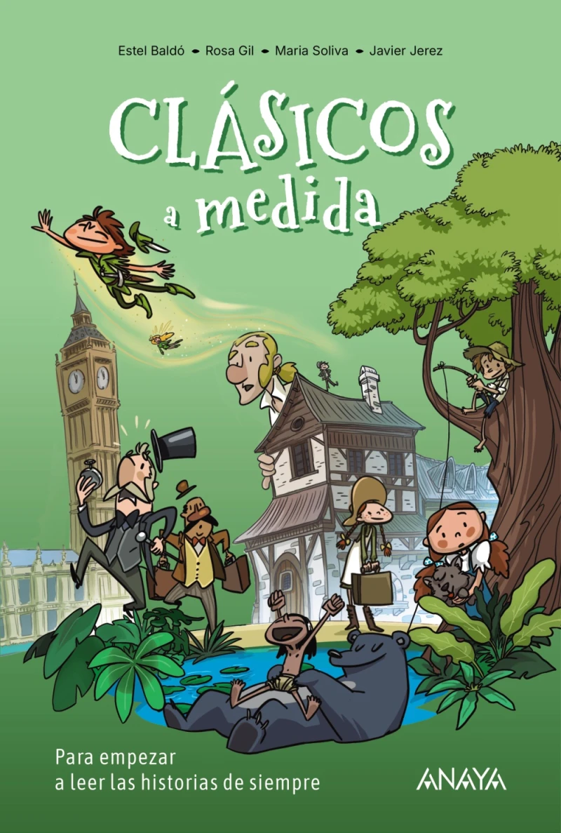 Portada: Clásicos a medida. Para empezar a leer las historias de siempre