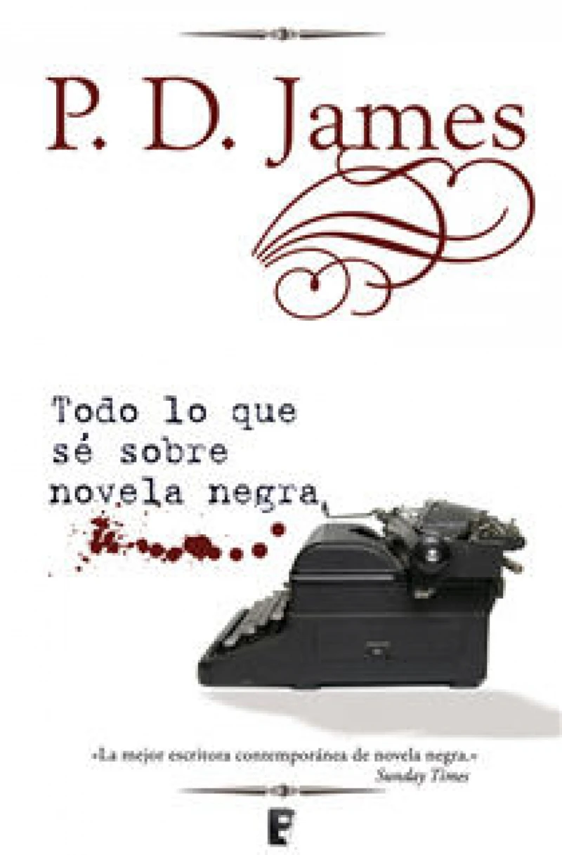 Portada: Todo lo que sé sobre novela negra