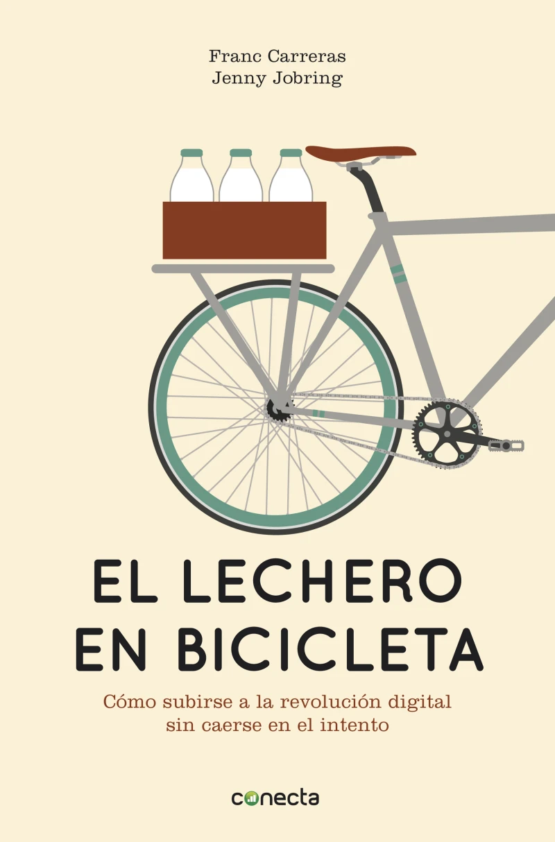 Portada: El lechero en bicicleta