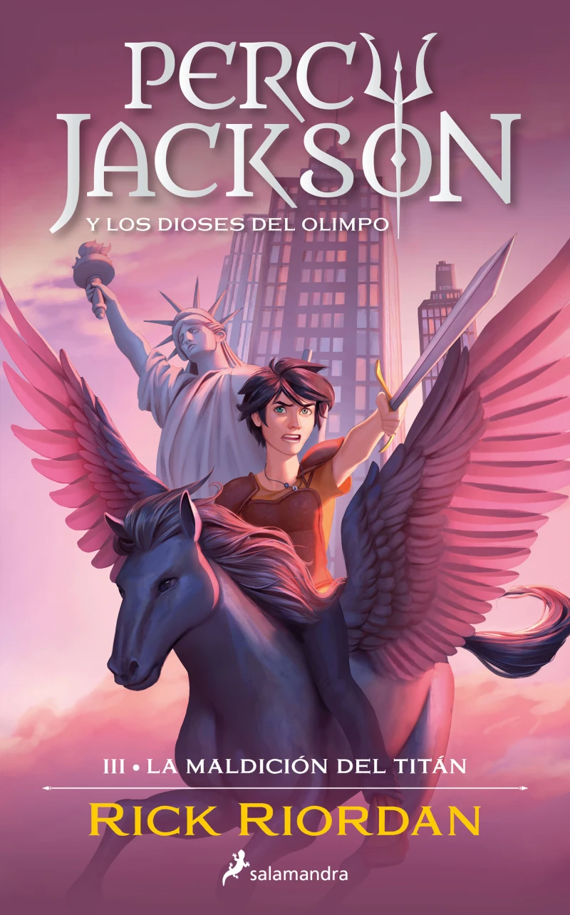 Portada: La maldición del Titán (Percy Jackson y los dioses del Olimpo 3)