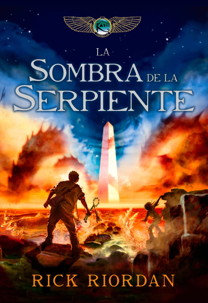 Portada: La sombra de la serpiente (Las crónicas de los Kane 3)