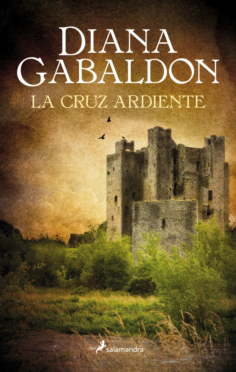 Portada: La cruz ardiente (Saga Outlander 5)