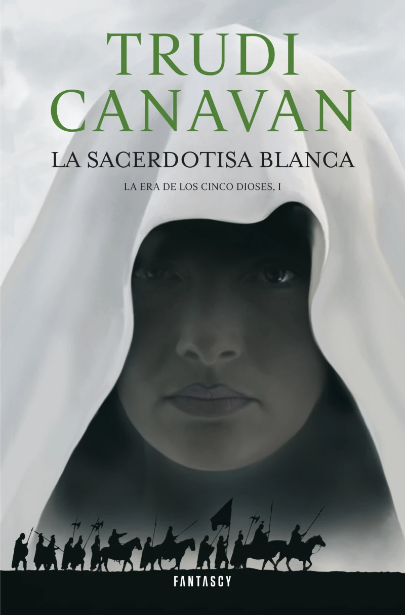 Portada: La sacerdotisa blanca (La Era de los Cinco Dioses 1)