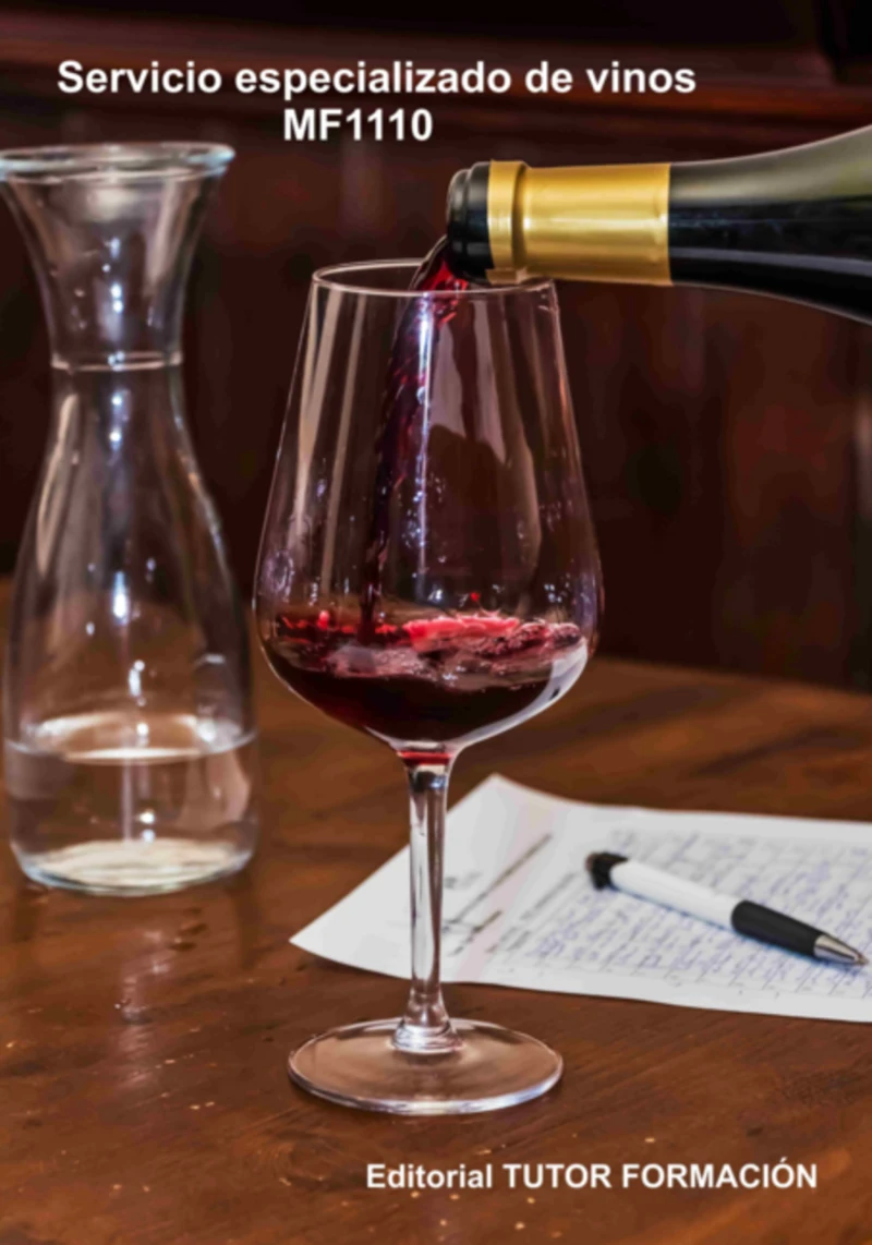 Portada: Servicio Especializado De Vinos. Mf1110.