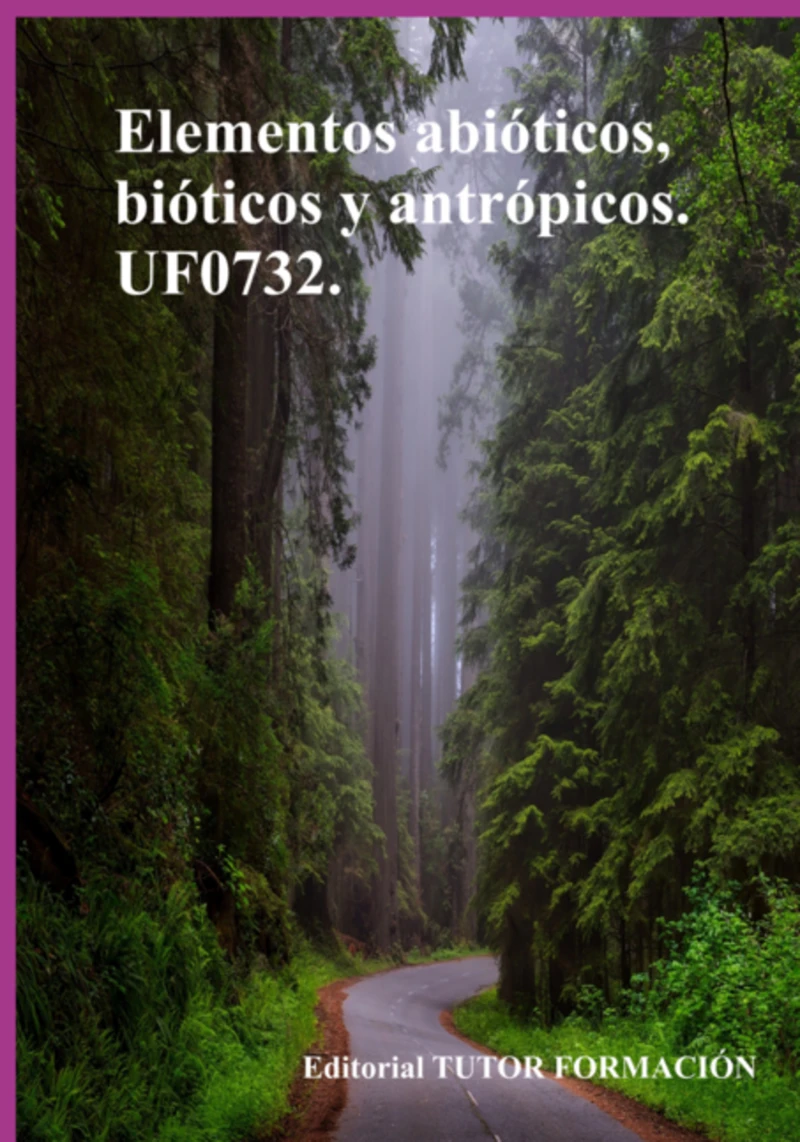 Portada: Elementos Abióticos, Bióticos Y Antrópicos. Uf0732.