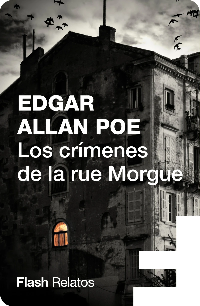 Portada: Los crímenes de la rue Morgue (Flash Relatos)