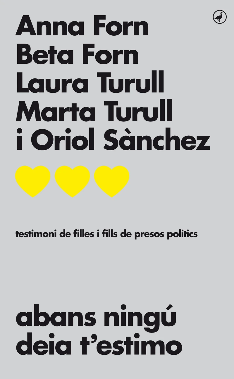 Portada: Abans ningú deia t'estimo