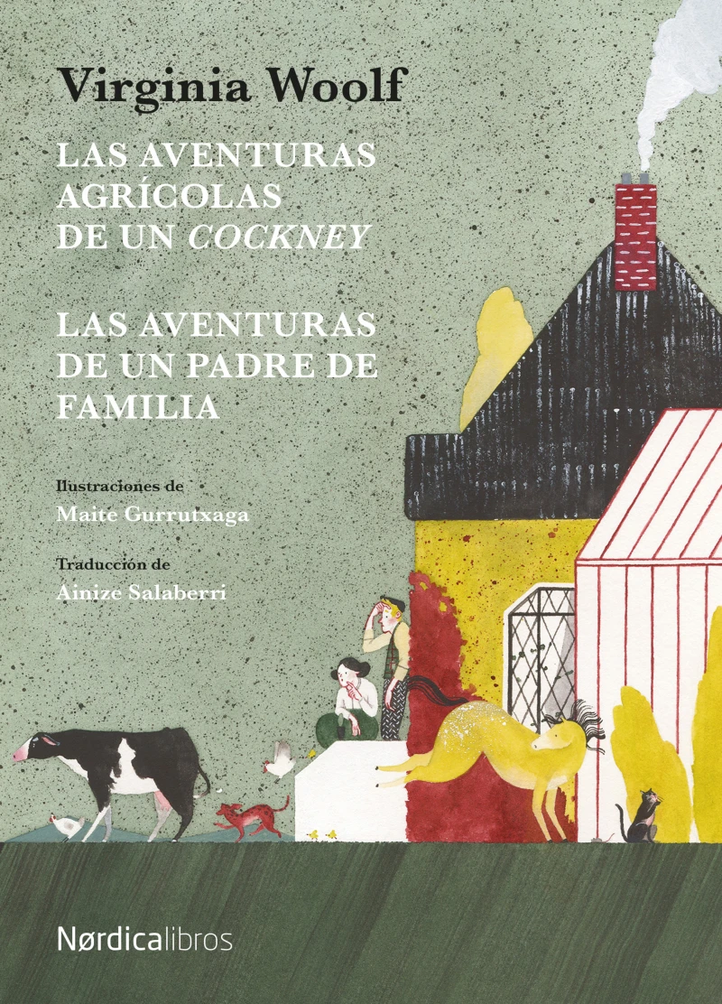 Portada: Las aventuras agrícolas de un cockney / Las aventuras de un padre de familia