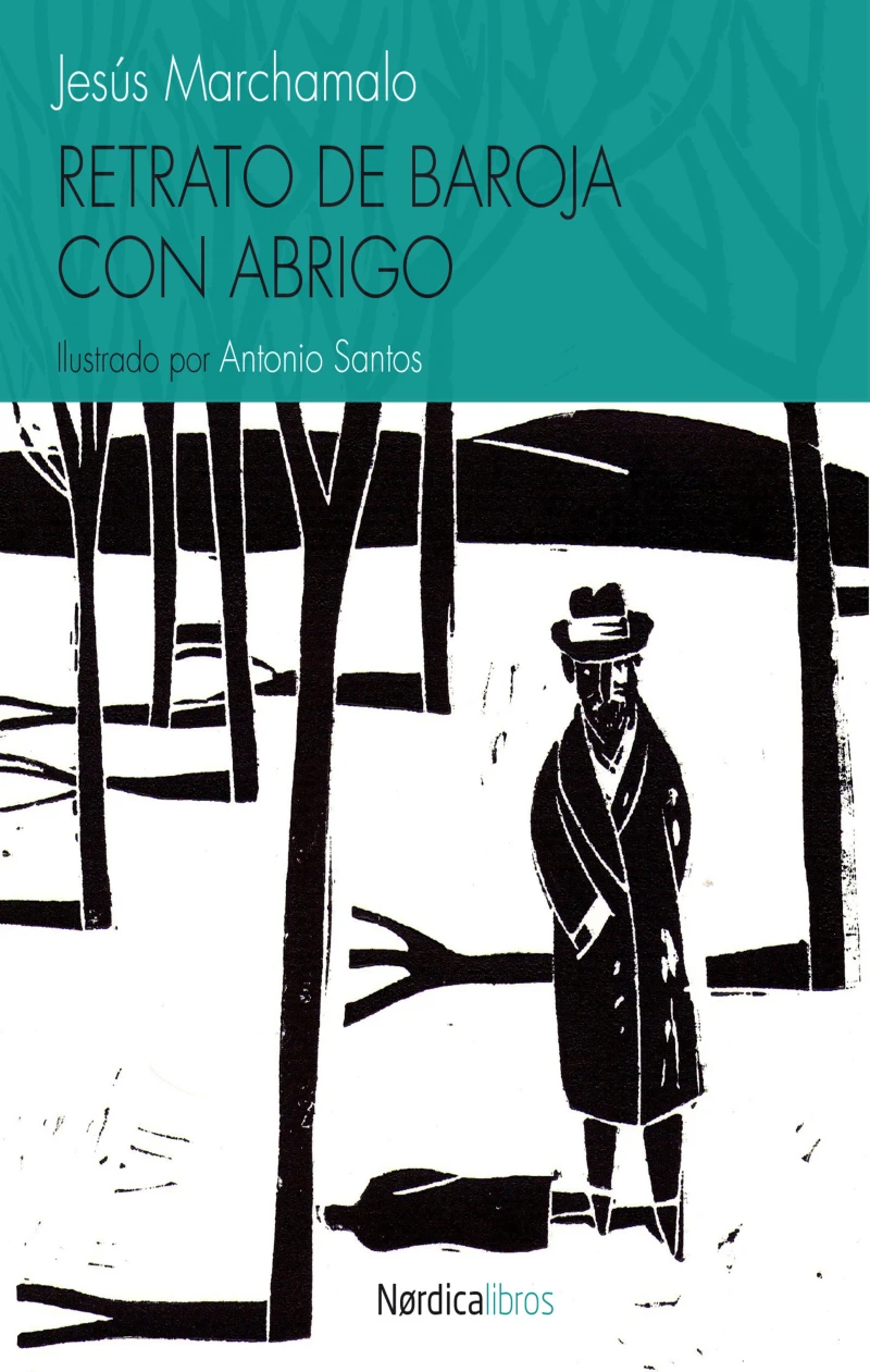 Portada: Retrato de Baroja con abrigo