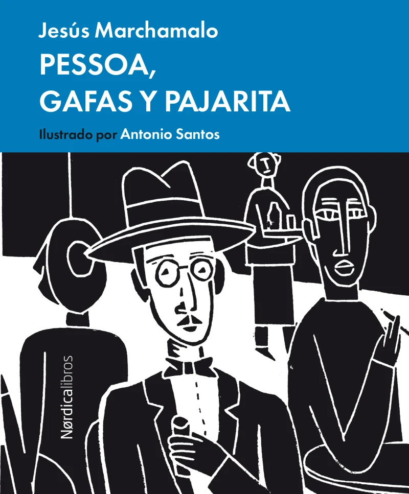 Portada: Pessoa, gafas y pajarita