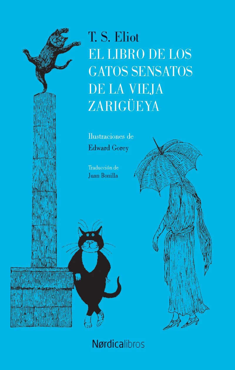 Portada: El libro de los gatos sensatos de la vieja zarigüeya