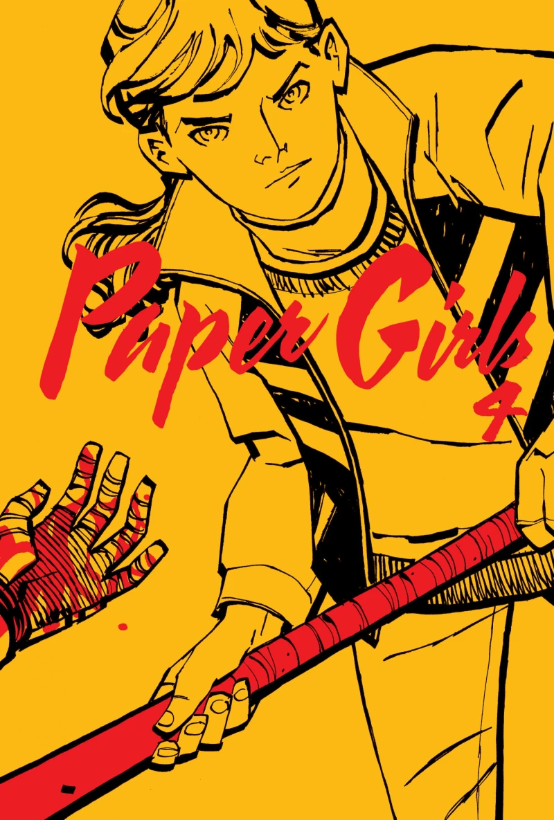 Portada del tomo 4: Paper Girls