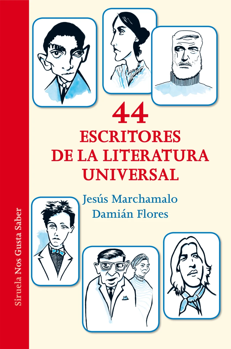 Portada: 44 escritores de la literatura universal