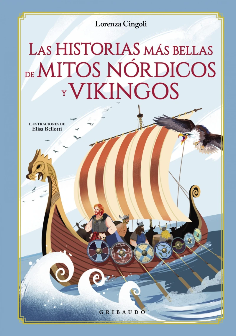 Portada: Las historias más bellas de mitos nórdicos y vikingos