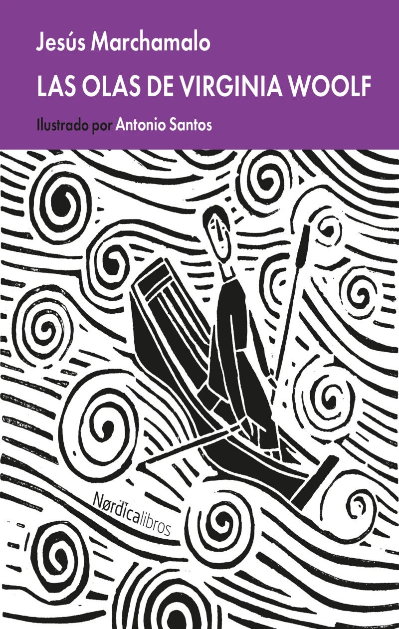 Portada: Las olas de Virginia Woolf