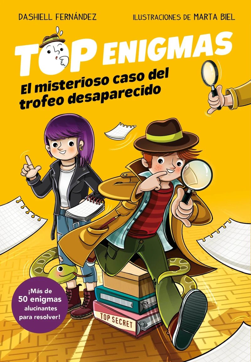 Portada: El misterioso caso del trofeo desaparecido (Top Enigmas 1)