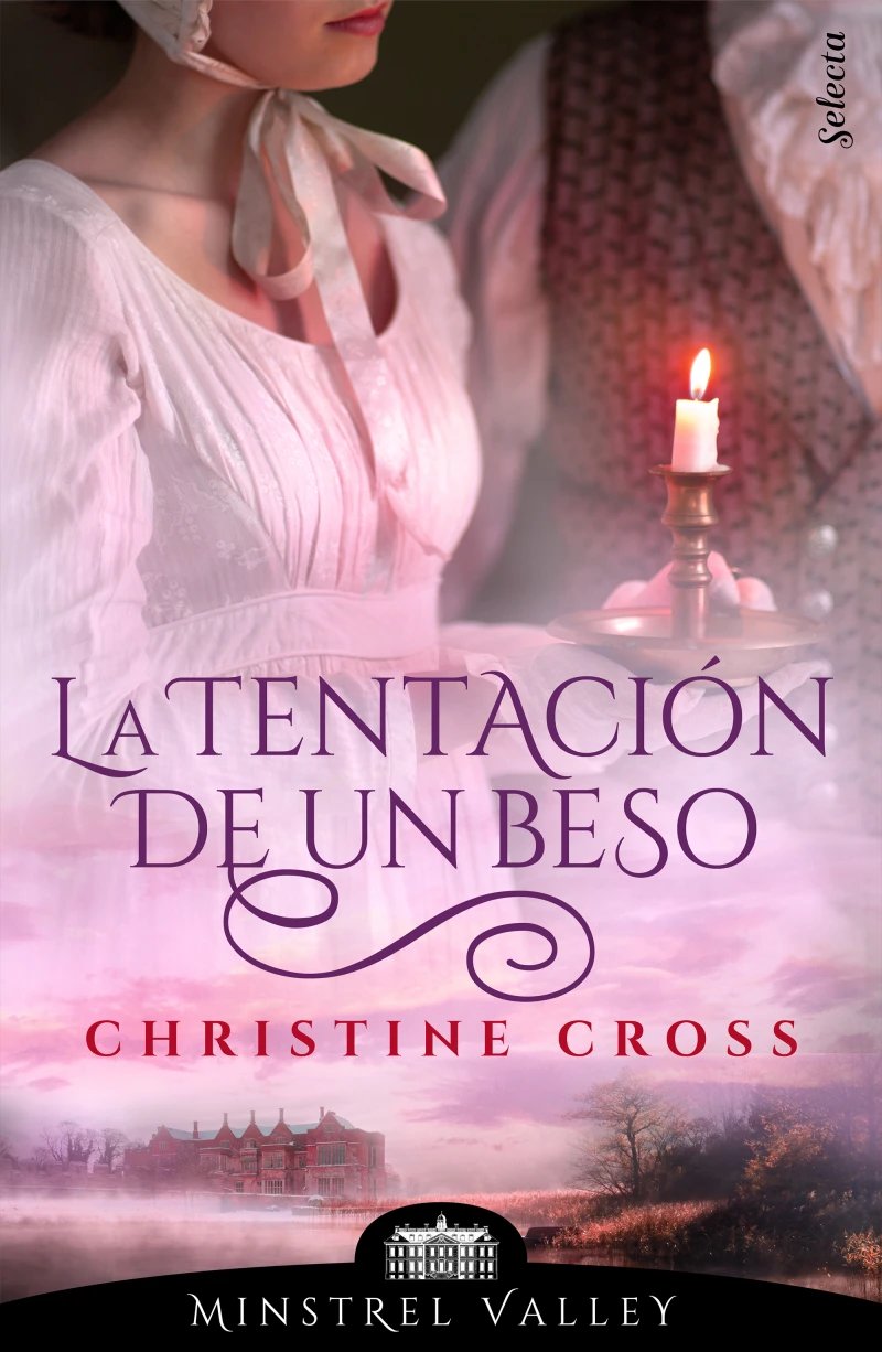 Portada: La tentación de un beso (Minstrel Valley 4)