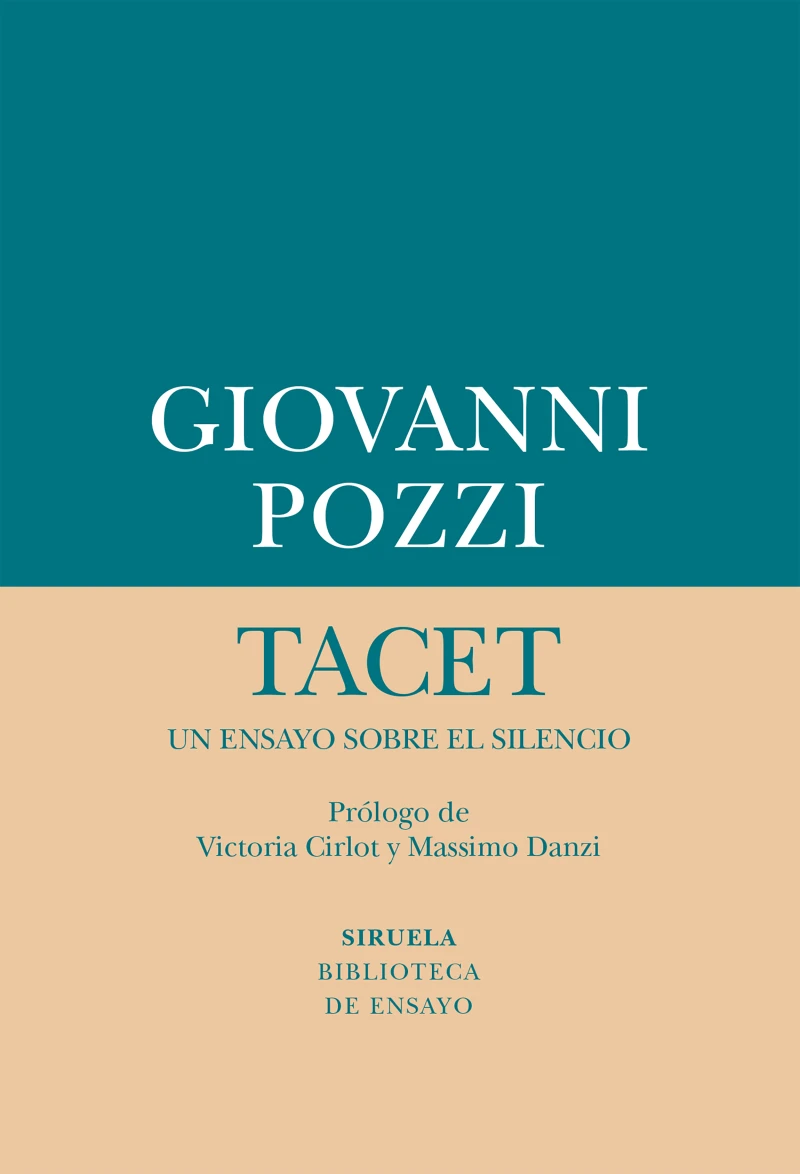 Portada: Tacet: un ensayo sobre el silencio