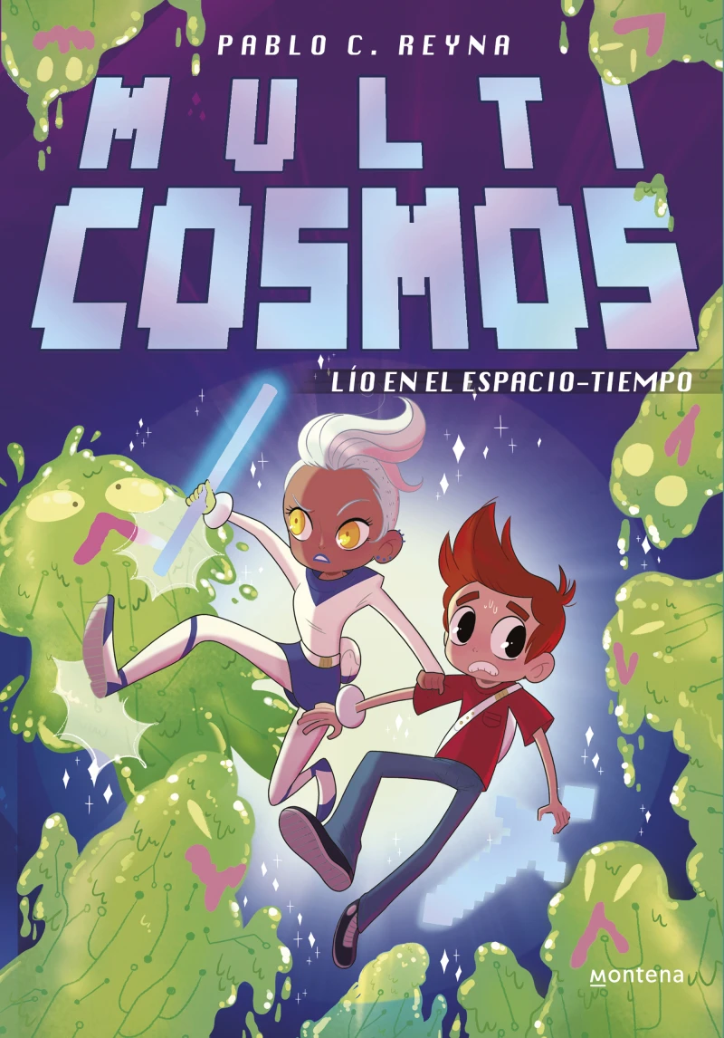 Portada del tomo 4: Lío en el espacio-tiempo