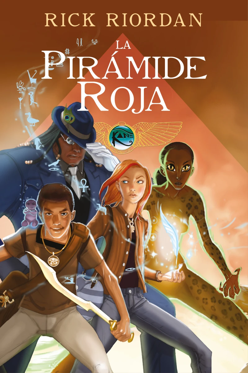 Portada: La Pirámide Roja (Las crónicas de los Kane [cómic] 1)