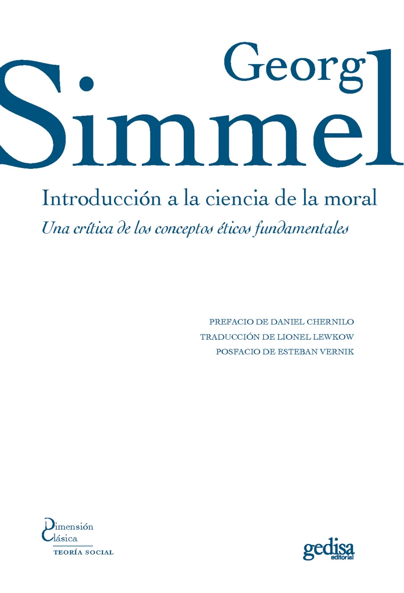 Portada: Introducción a la ciencia de la moral