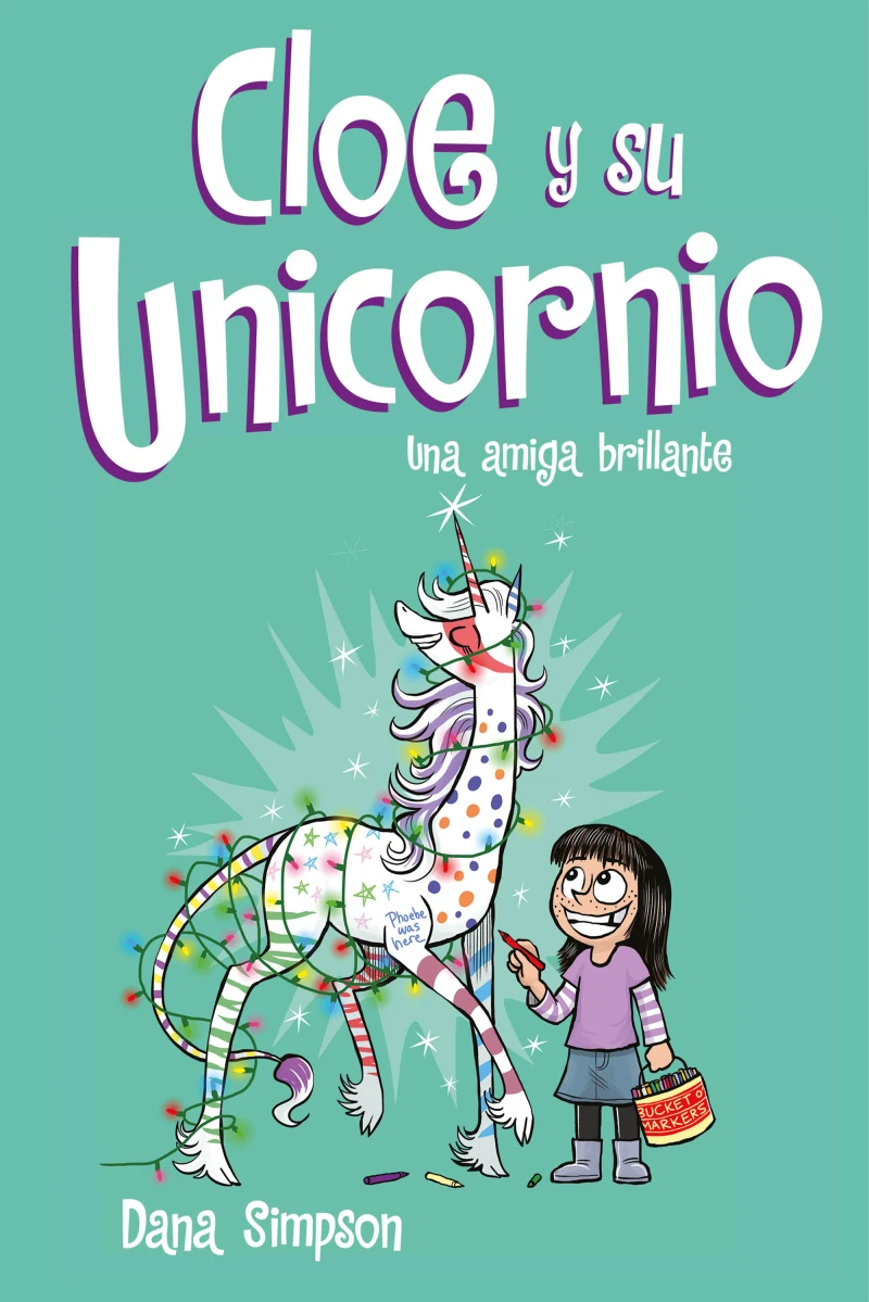 Portada: Una amiga brillante (Cloe y su Unicornio 4)