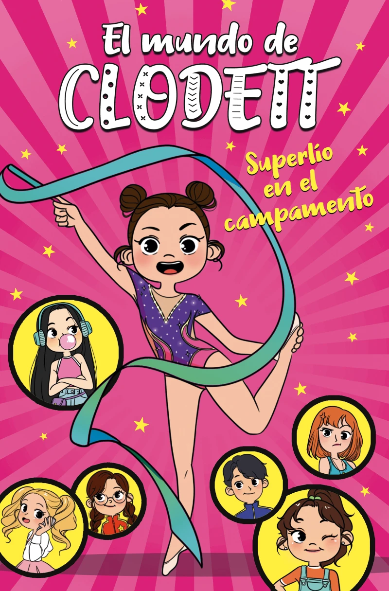 Portada: Superlío en el campamento (El mundo de Clodett 2)
