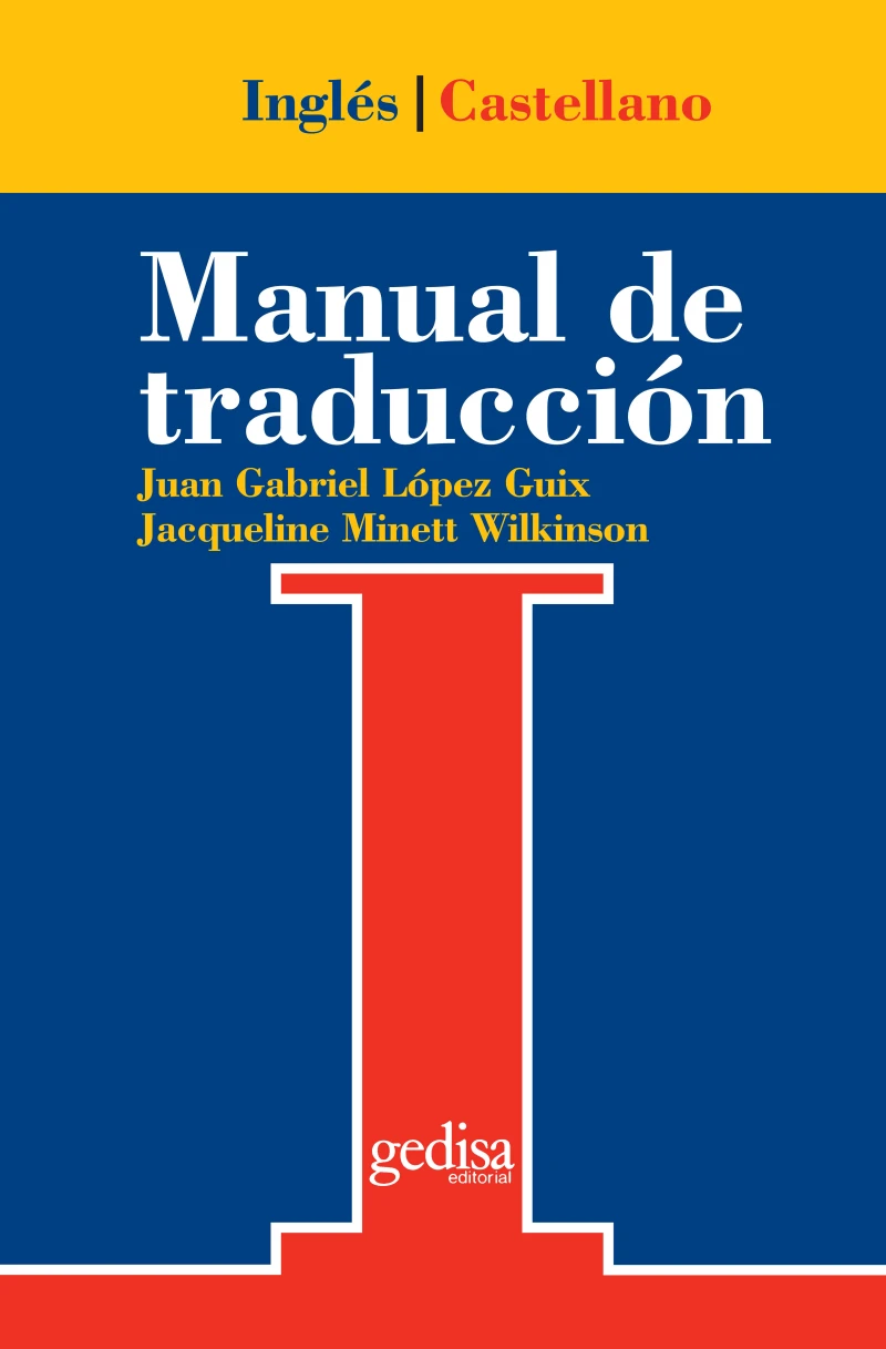 Portada: Manual de traducción inglés-castellano