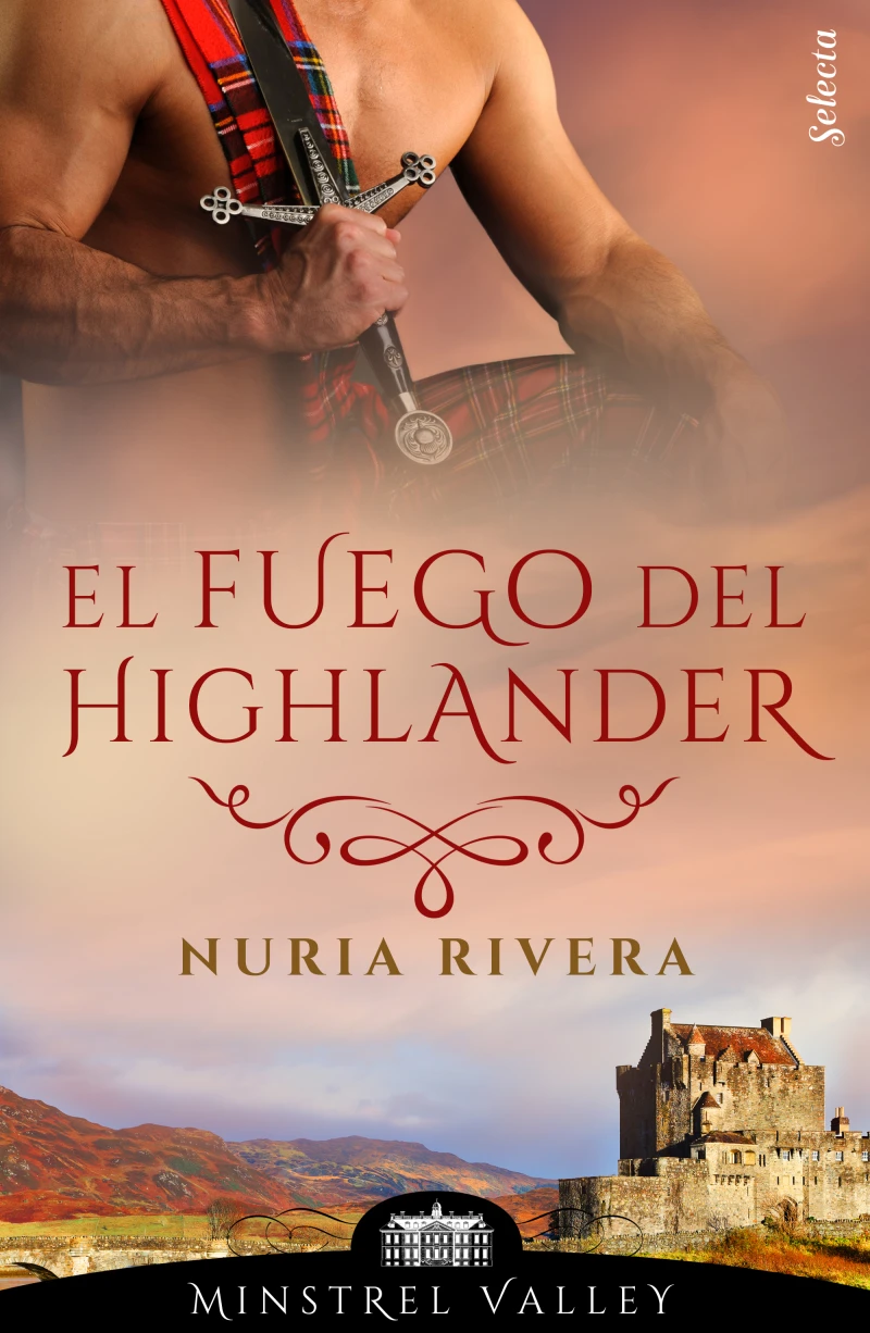 Portada: El fuego del highlander (Minstrel Valley 17)