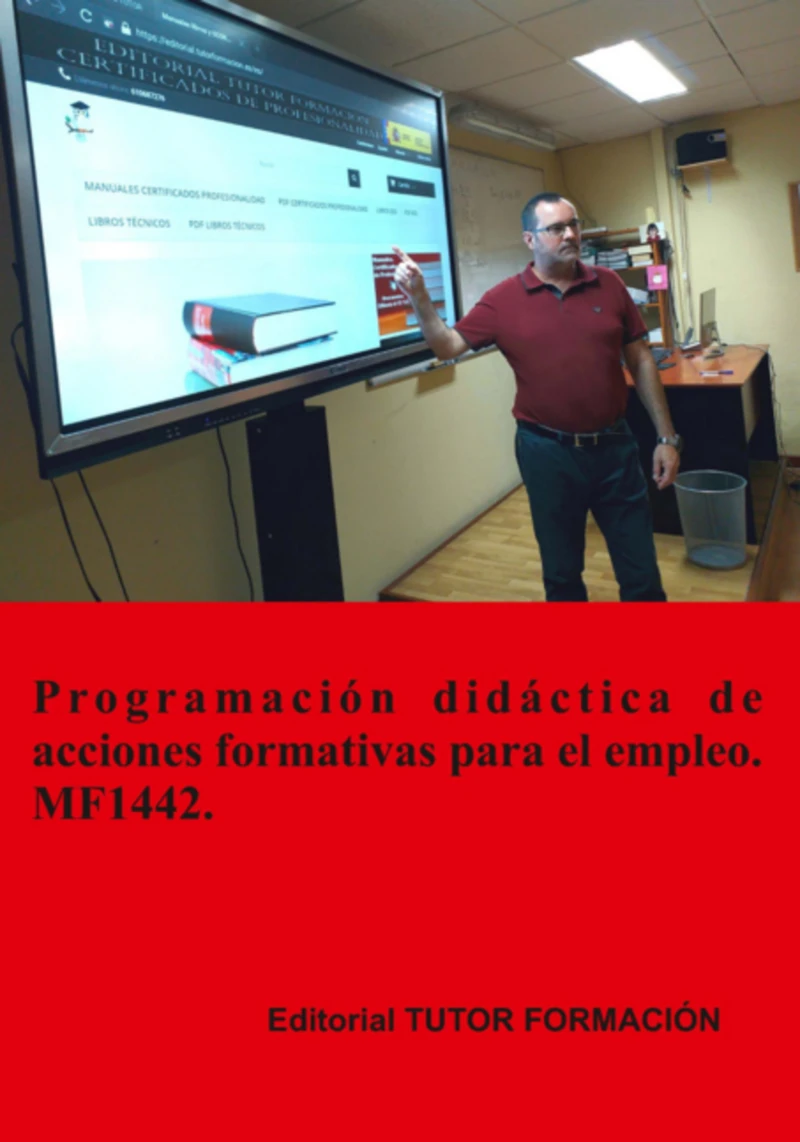 Portada: Programación Didáctica De Acciones Formativas Para El Empleo. Mf1442.