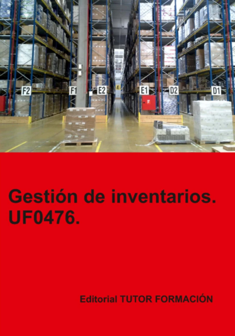 Portada: Gestión De Inventarios. Uf0476.