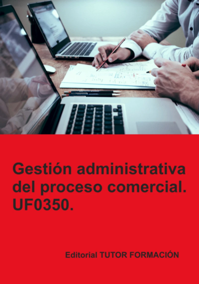 Portada: Gestión Administrativa Del Proceso Comercial. Uf0350.