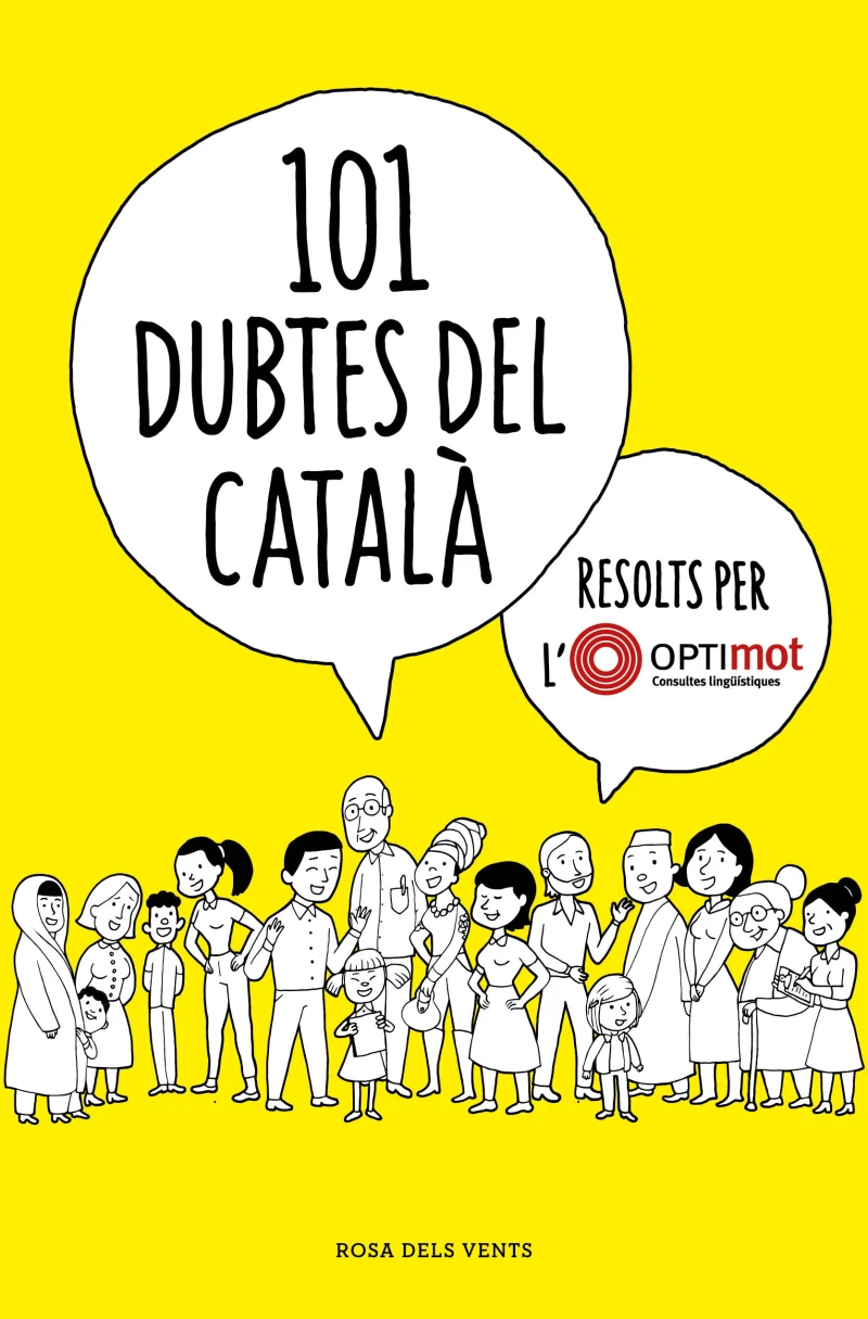 Portada: 101 dubtes del català resolts per l'Optimot