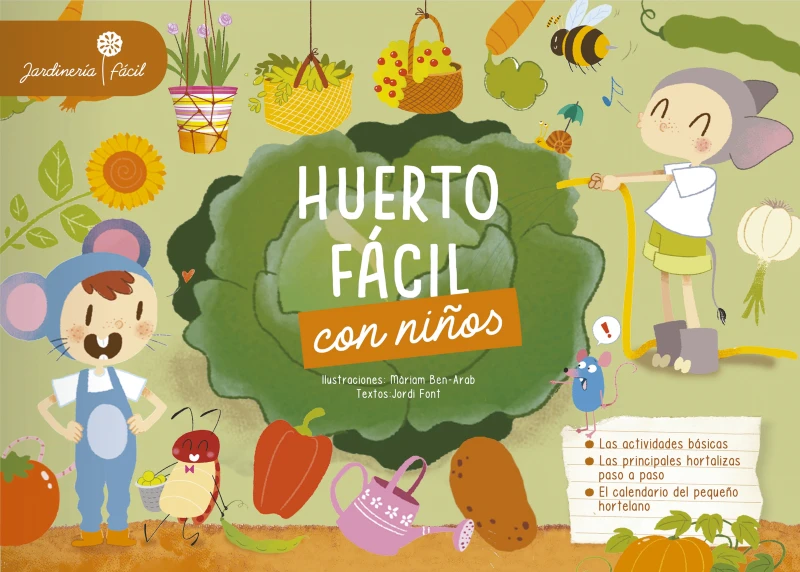 Portada: Huerto fácil con niños