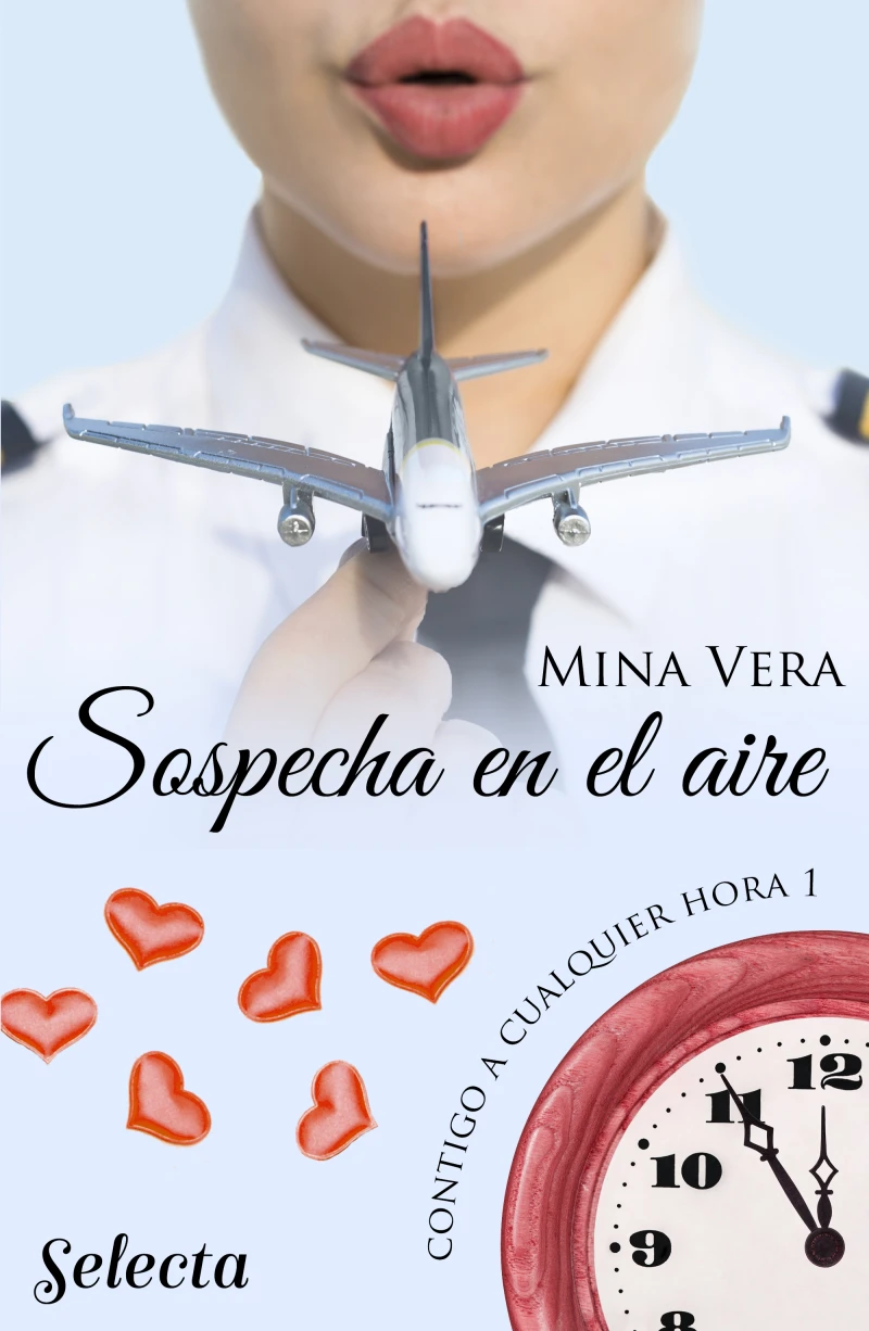 Portada: Sospecha en el aire (Contigo a cualquier hora 1)