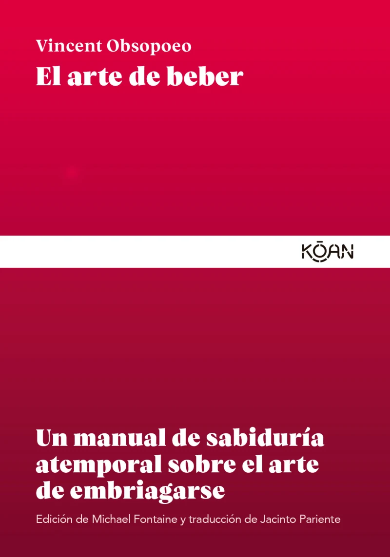 Portada: El arte de beber