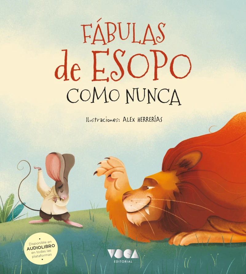 Portada: Fábulas de Esopo como nunca (¡con lectura en voz alta!)
