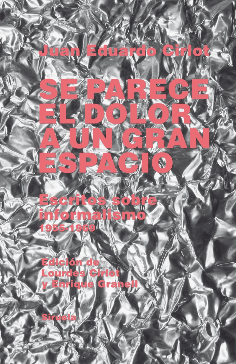 Portada: Se parece el dolor a un gran espacio