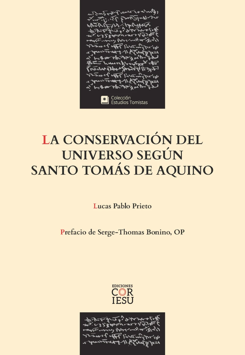 Portada: La conservación del universo según santo Tomás de Aquino