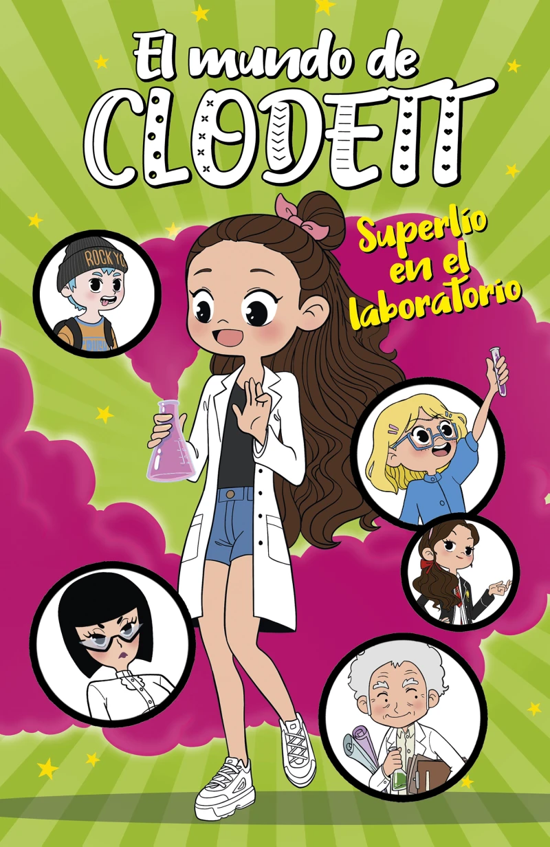 Portada: Superlío en el laboratorio (El mundo de Clodett 7)