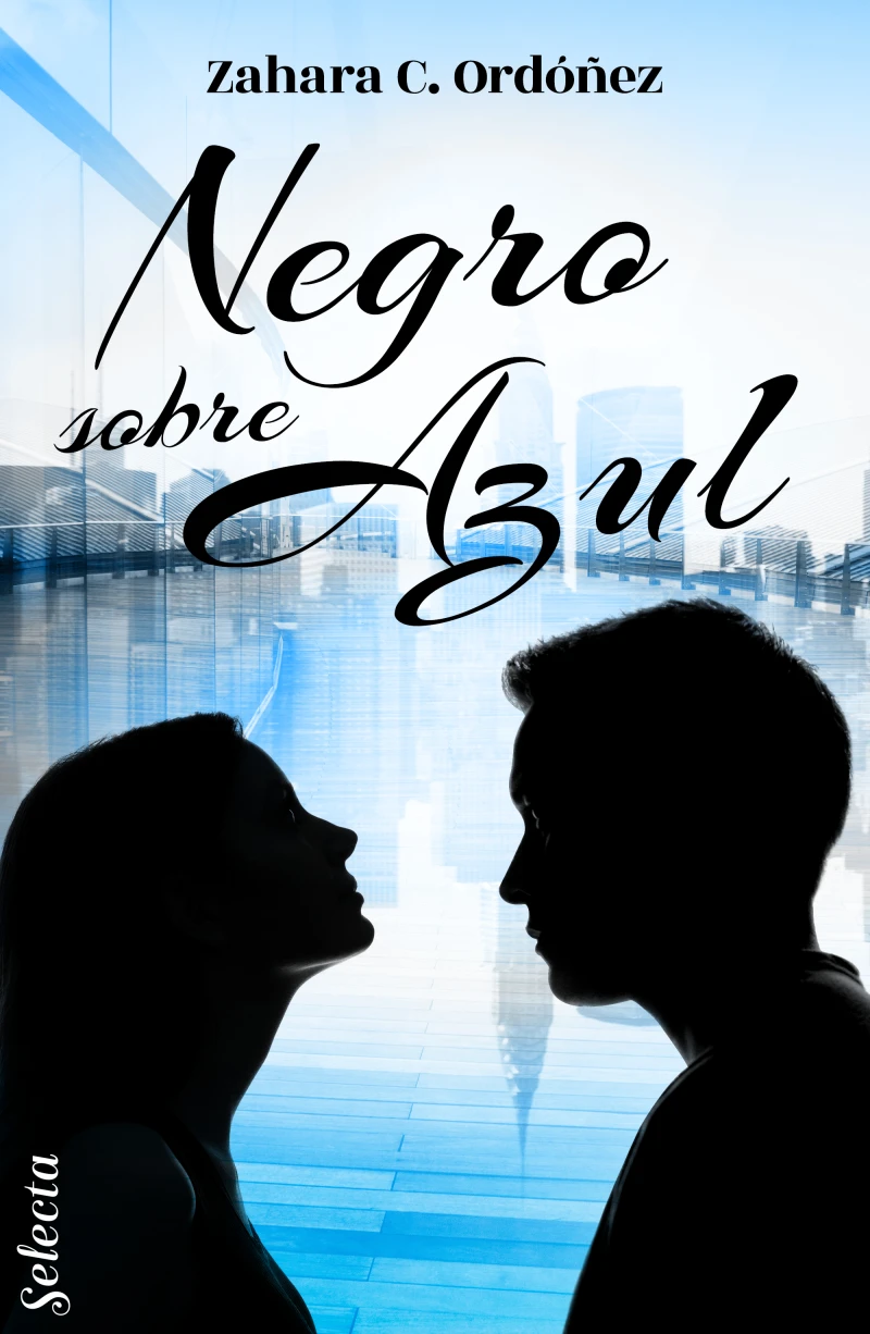 Portada: Negro sobre azul