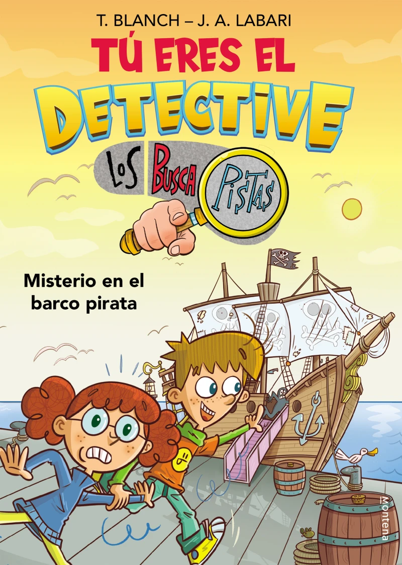 Portada: Tú eres el detective con Los Buscapistas 2 - Misterio en el barco pirata