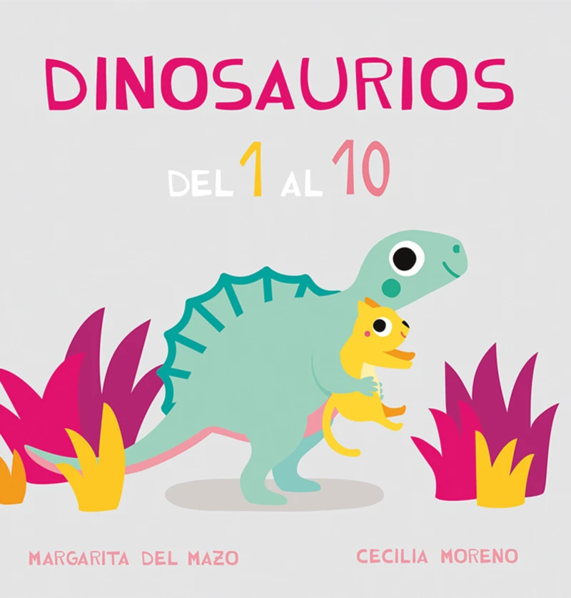 Portada: Dinosaurios del 1 al 10