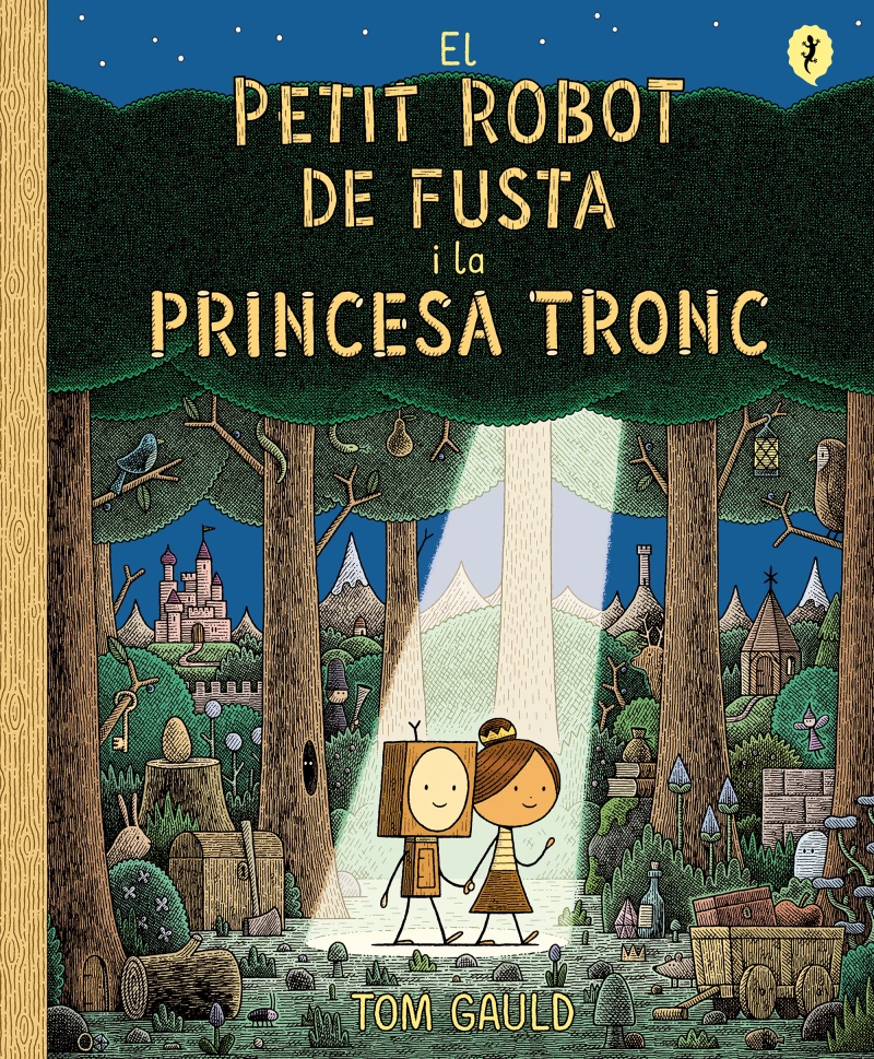 Portada: El petit robot de fusta i la princesa tronc