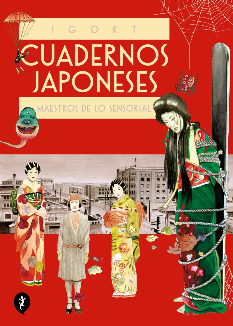 Portada: Cuadernos japoneses. Maestros de lo sensorial (Vol. 3) (Cuadernos japoneses 3)