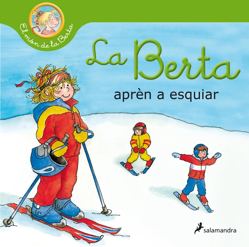 Portada: La Berta aprèn a esquiar (El món de la Berta)