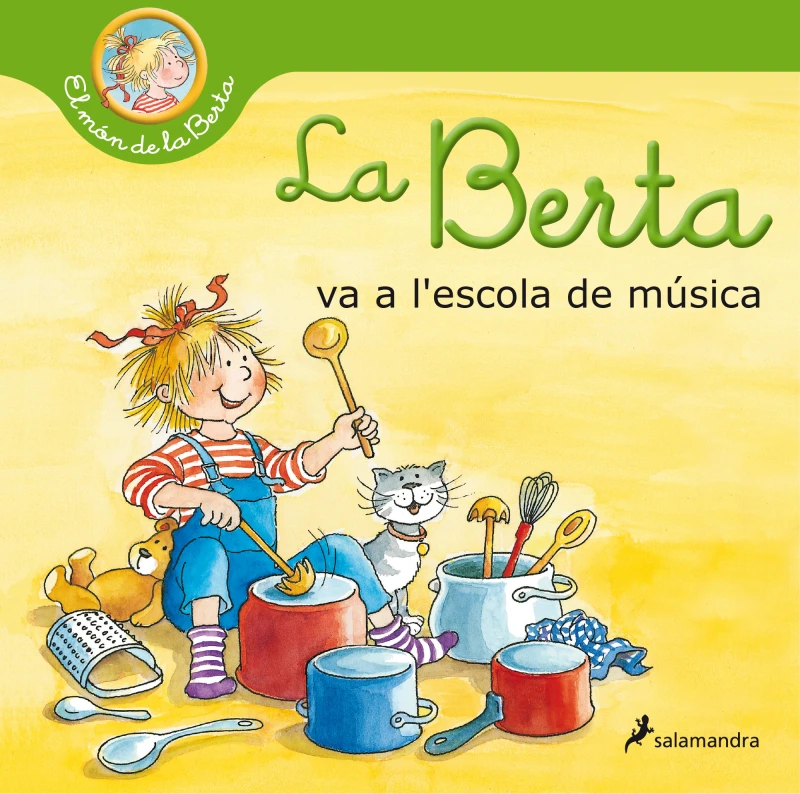 Portada: La Berta va a l'escola de música (El món de la Berta)