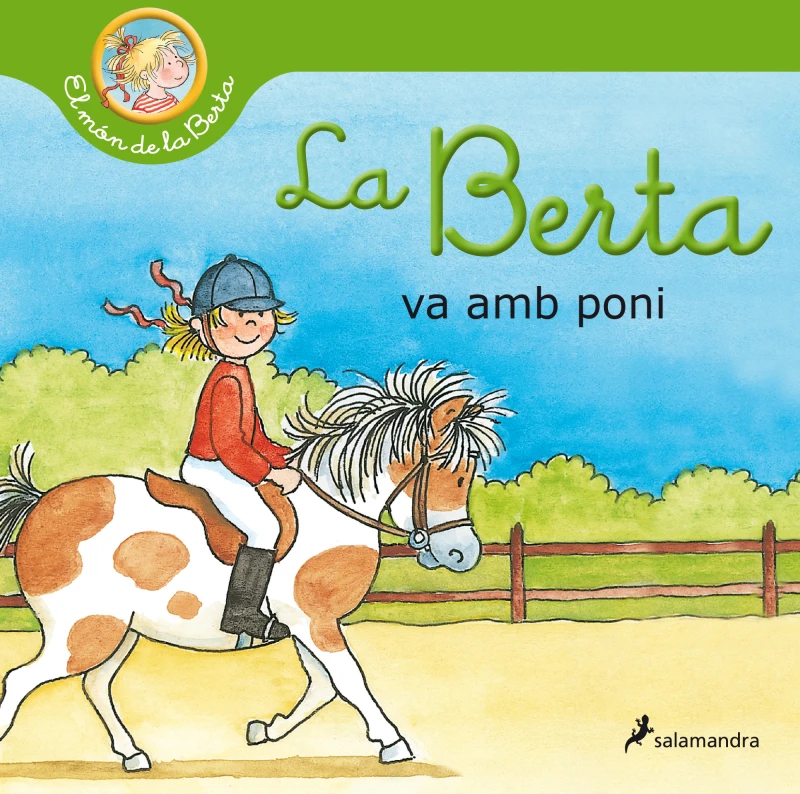 Portada: La Berta va amb poni (El món de la Berta)